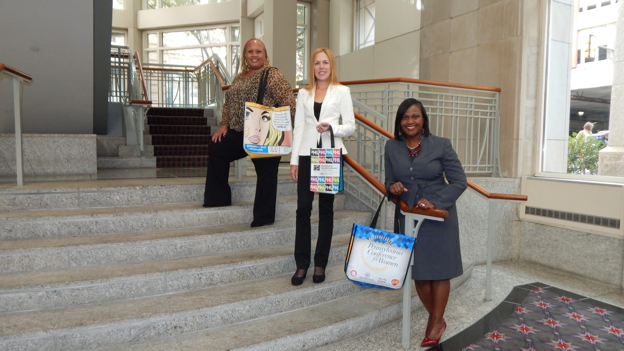 From left: Dominique Bonds, Janet Mitrocsak, Shamyune Jones