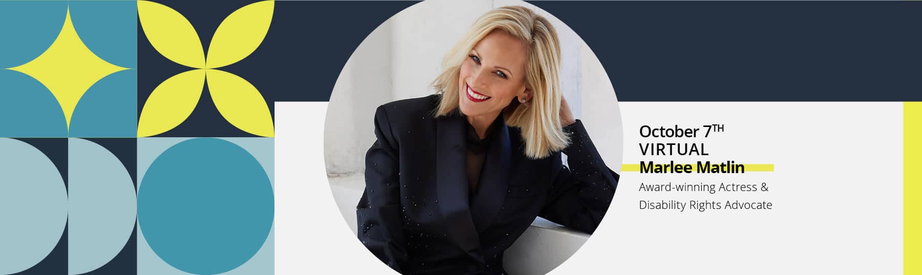 Join Marlee Matlin on October 7th at the virtual Pennsylvania Conference for Women