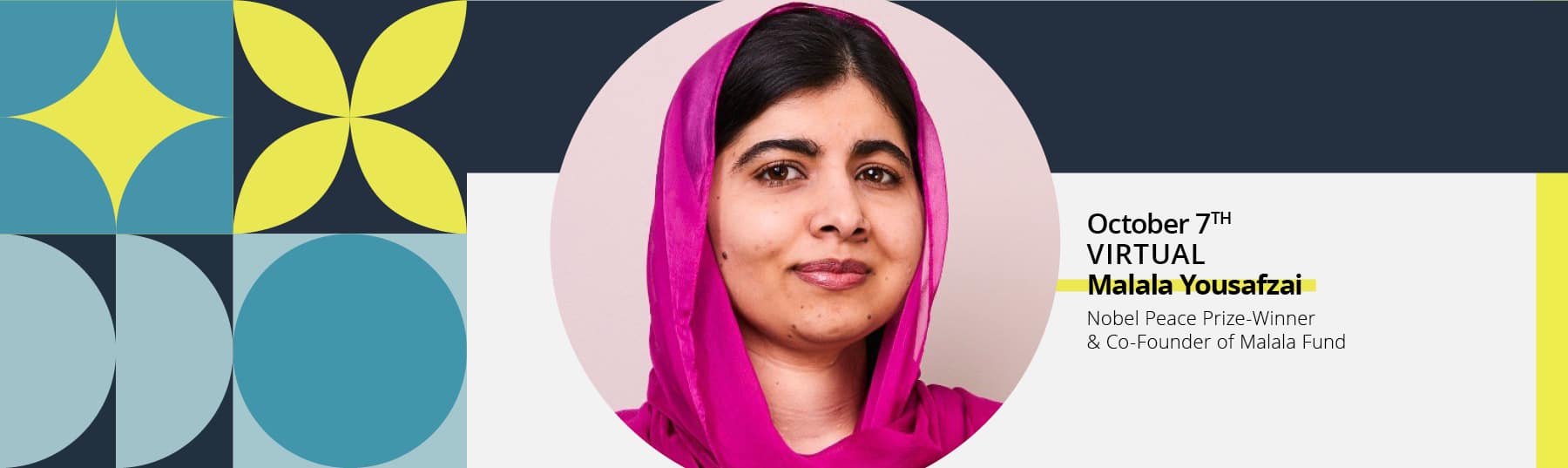 Join Malala Yousafzai virtually at the PA Conference for Women on October 7th!