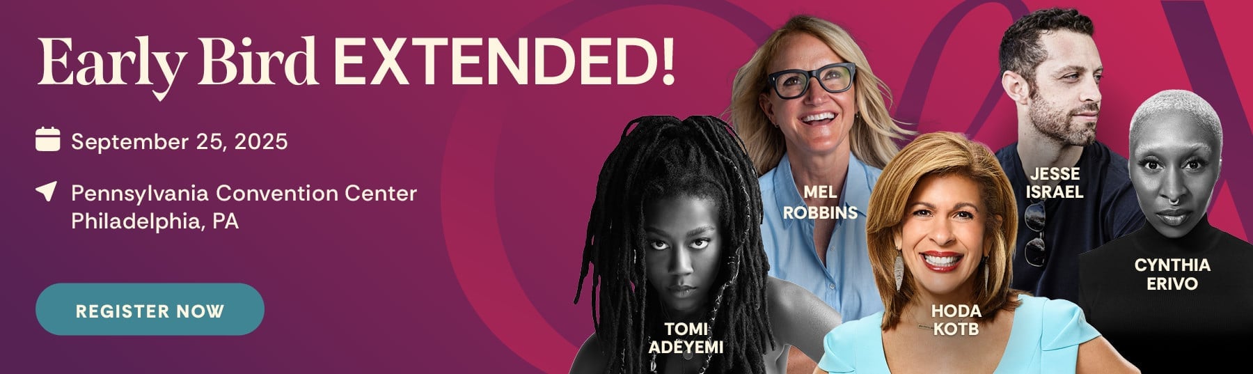 Early bird pricing has been extended for the 2025 PA Conference for Women! Register NOW!